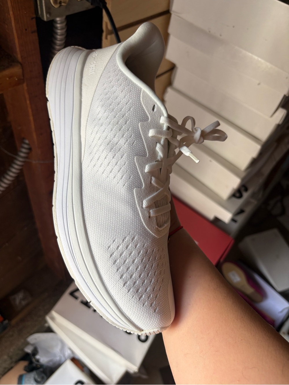 Women’s White Lightweight Athletic Running Shoe 121